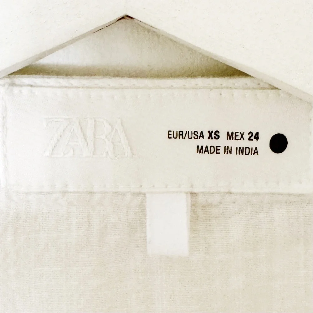 Zara Womens Floral Embroidered Kimono Top 2025 Boho Retro Collection - Picture 9 of 10
